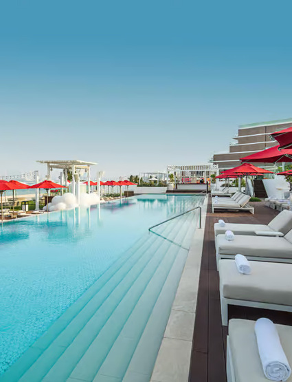 Dubai Palm Lunch & Fluid Beach Club Access Day Pass