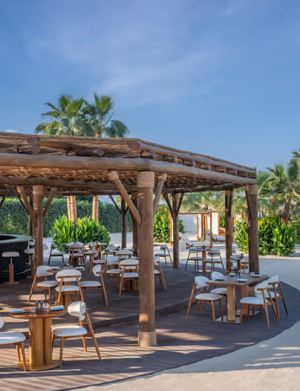 Dubai Palm Beach Cabana & Pool Access at Fairmont Hotel