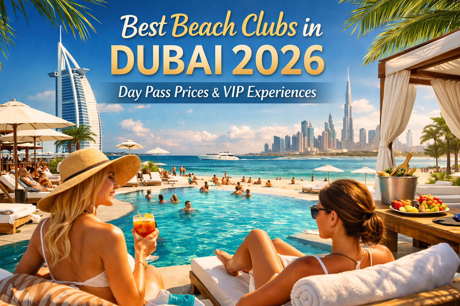 Best Beach Clubs in Dubai 2026: Day Pass Prices & VIP Experiences